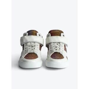 Zadig & Voltaire Mid Flash Sparkle Sneakers (38)